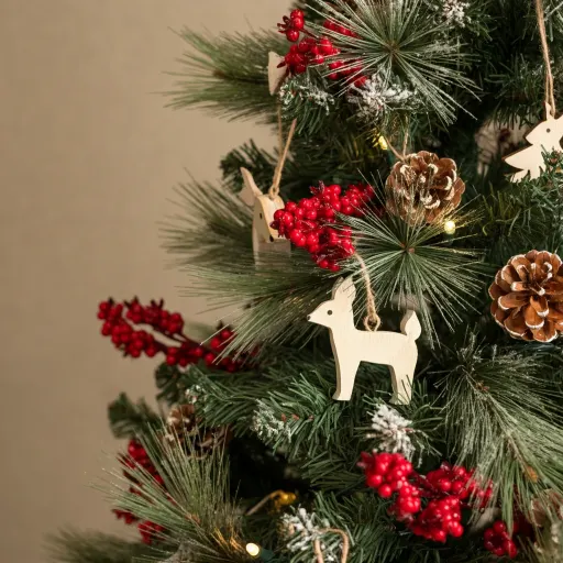 Red Berry & White Woodland Tree