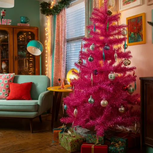 Retro 1950s Pink Tree
