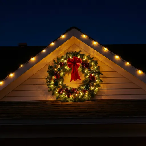 Roofline Wreath + Light Combo