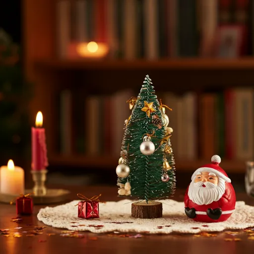 Santa with Mini Christmas Tree