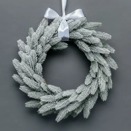 Snow-Dusted Twigs & Satin Ribbon