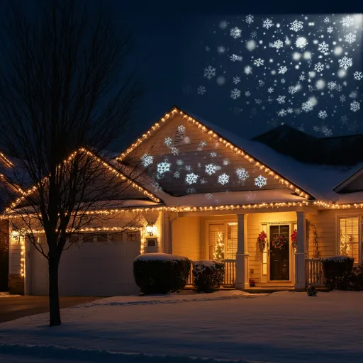 Snowfall Projector + Roof Lights Combo