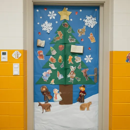 Storybook-Themed Christmas Tree Door