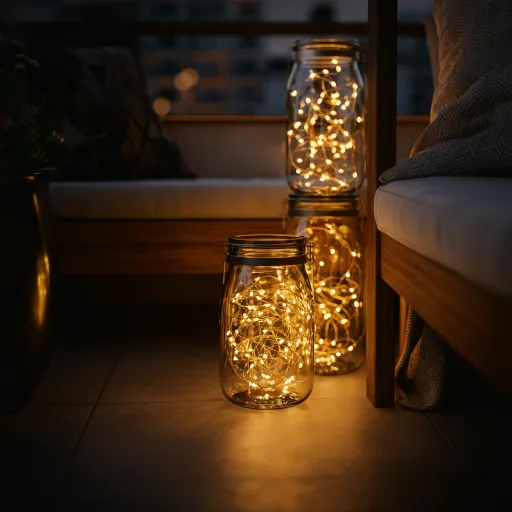 Build a Cozy Corner with String Light Jars