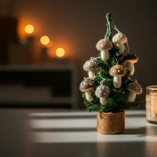 Felt Mushrooms with Cozy Personality