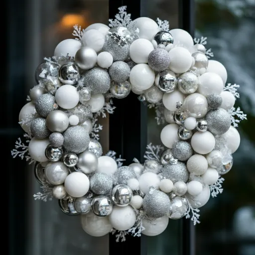 Winter Wonderland Silver & White Wreath