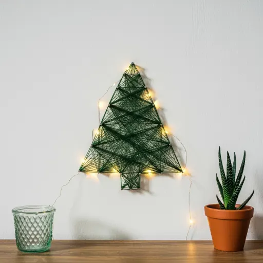 Yarn String Art Tree