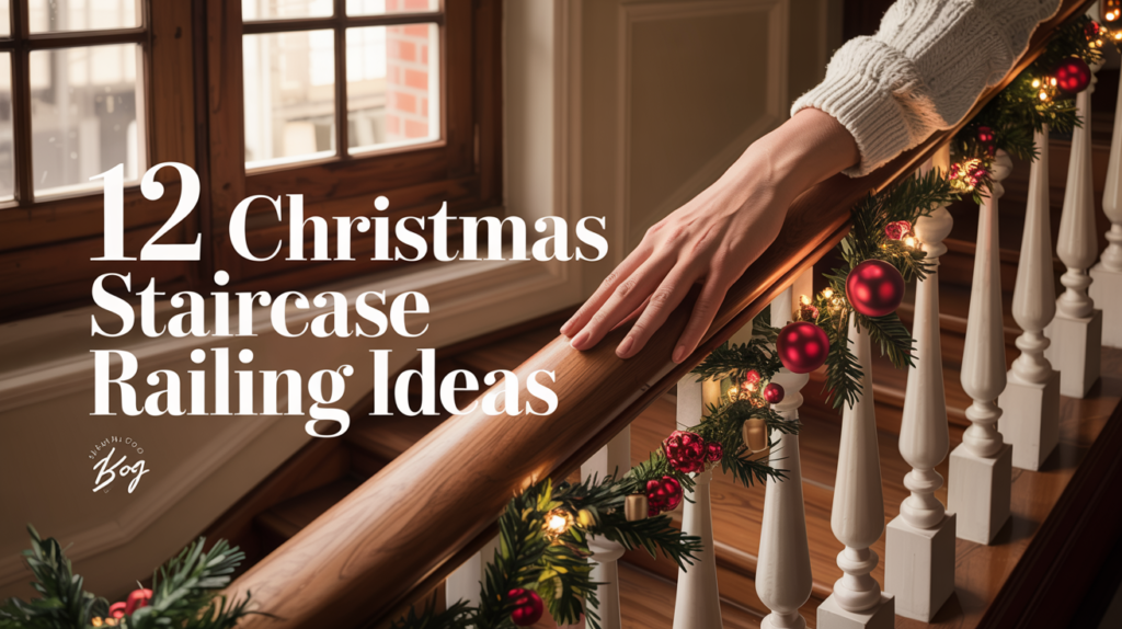 Christmas Staircase Garland Ideas – Elegant Looks Anyone Can Try