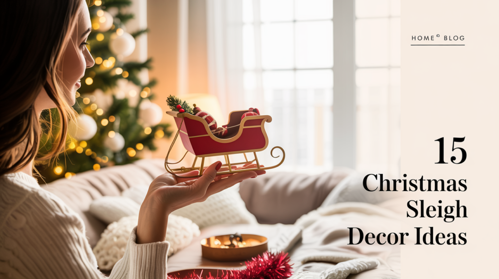 Best 15 Christmas Sleigh Decor Ideas