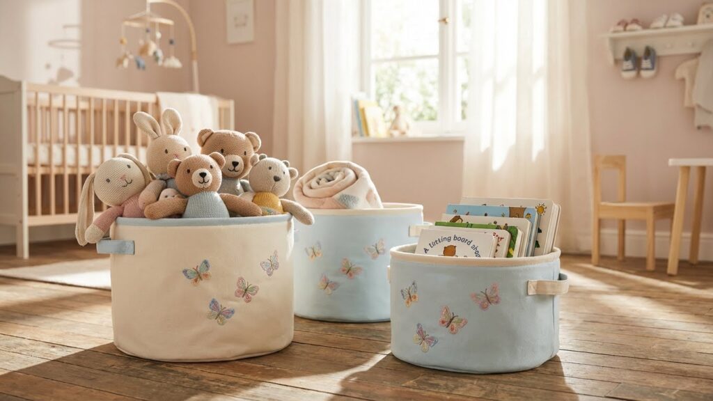 Butterfly-Inspired Toy Storage