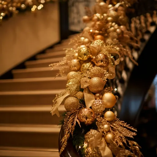 Glam Metallic Banister