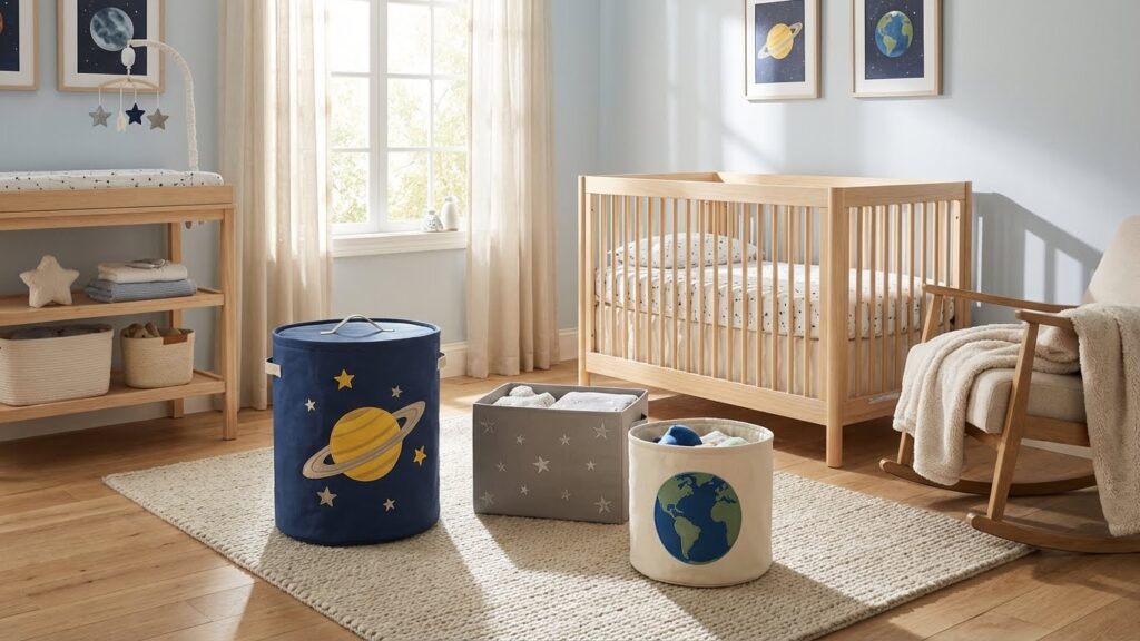 Space Toy Storage Bins