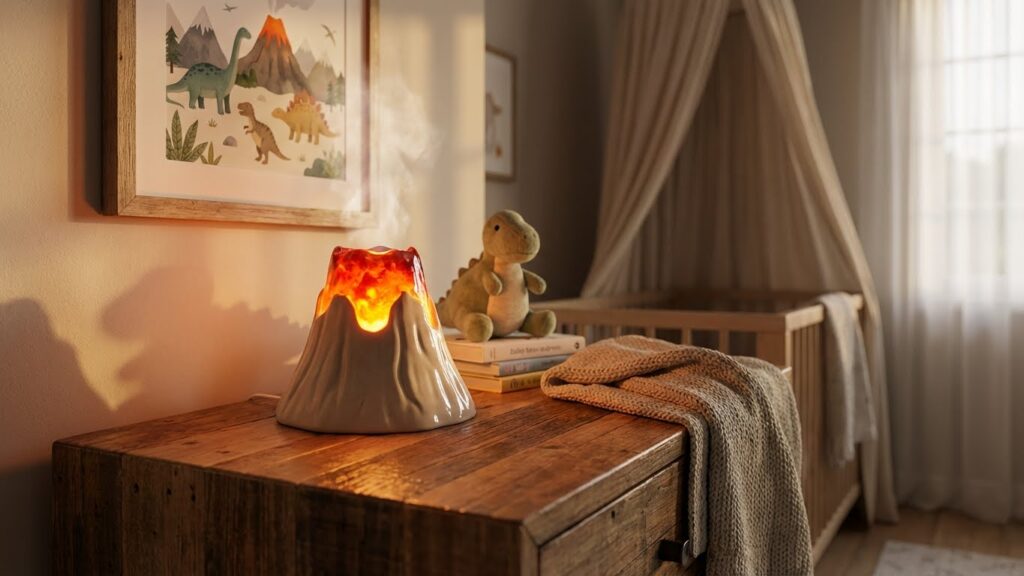 Volcano Night Light or Lamp