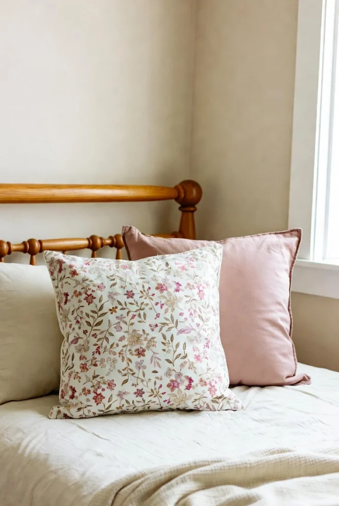 Soft Floral Pillows