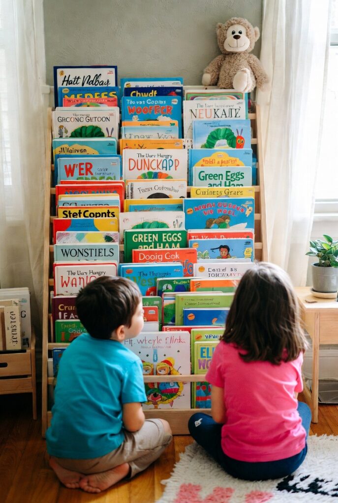 Sunny Shelf for Storytime Joy