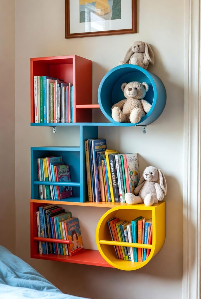 Geometric Wall Shelf Delight