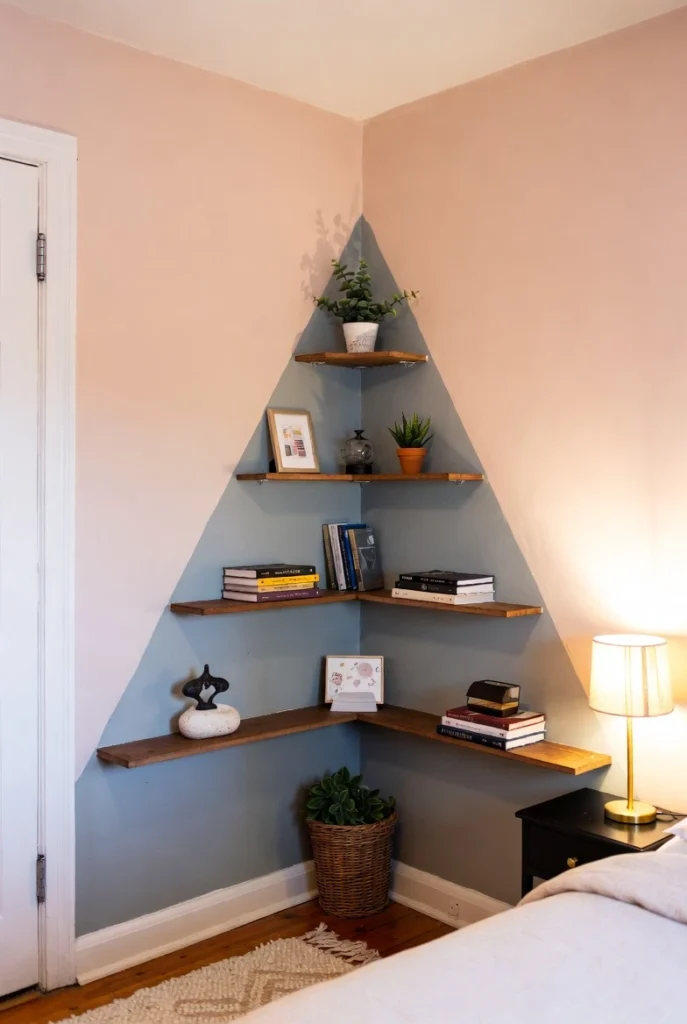 Triangular Shelf Accent