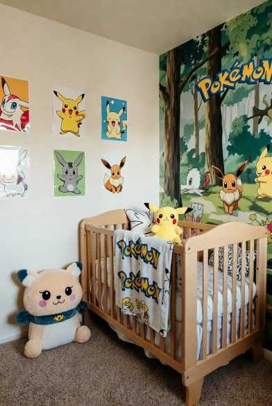 Pokémon Nursery Wall Magic