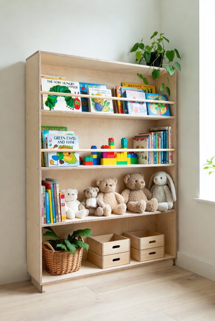 Whimsical Shelf for Young Minds
