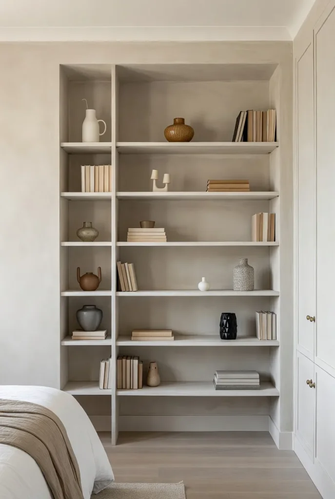 Earthy Elegance Bookshelf Style