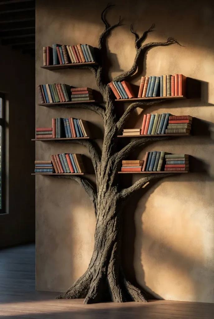 Sunlit Tree Shelf Sculpture