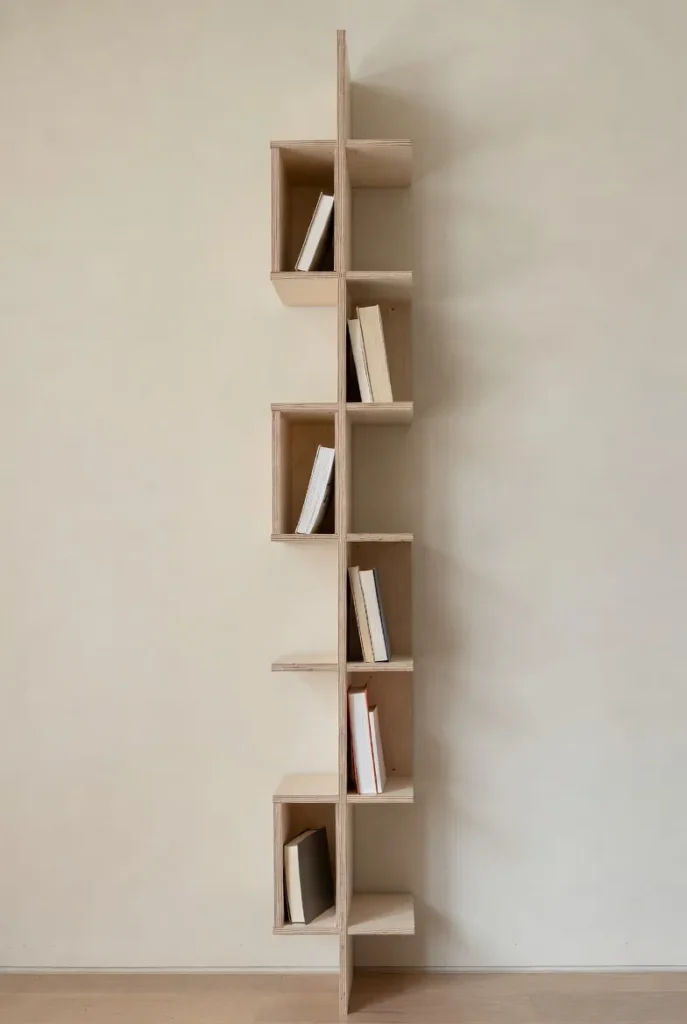 Zigzag Wall Shelf Design