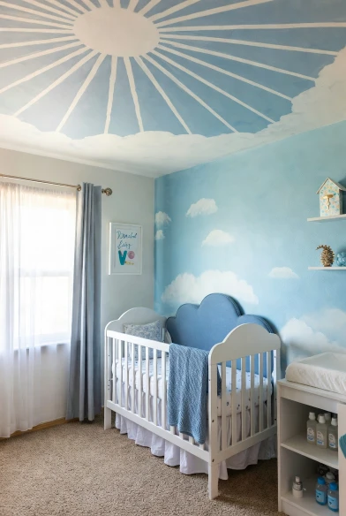 Sunny Cloud Crib