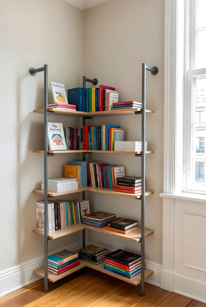 Corner Shelf for Curious Kids