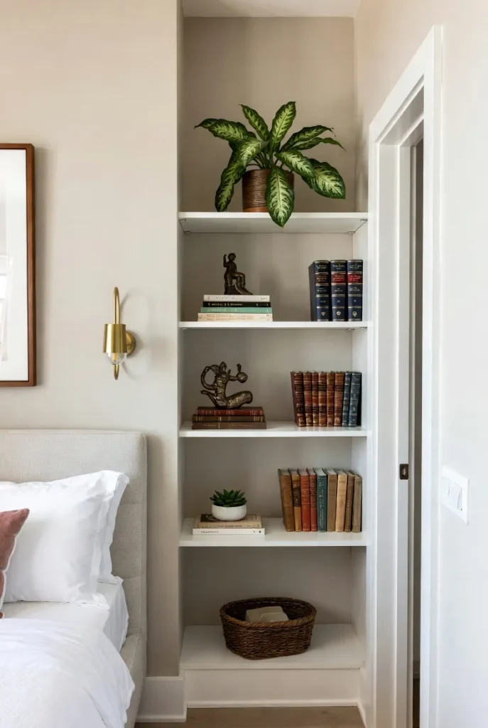 Sculptural Shelf Serenity