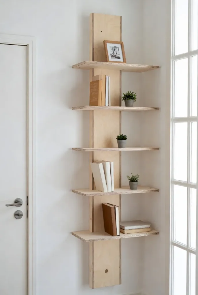 Corner Vertical Shelf Unit