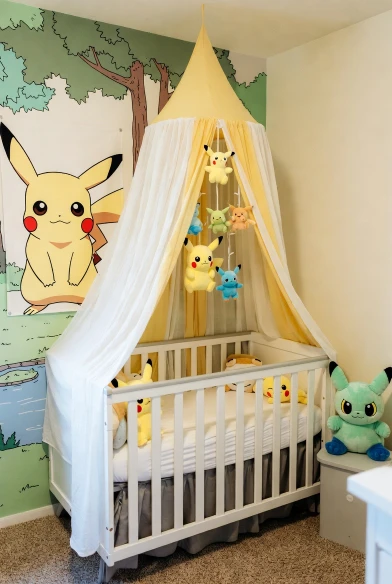 Pikachu Nursery Wall Charm