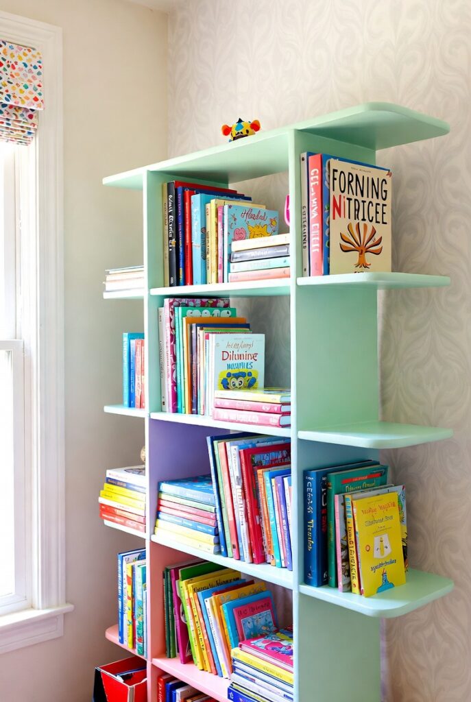 Pastel Shelf Playtime Nook