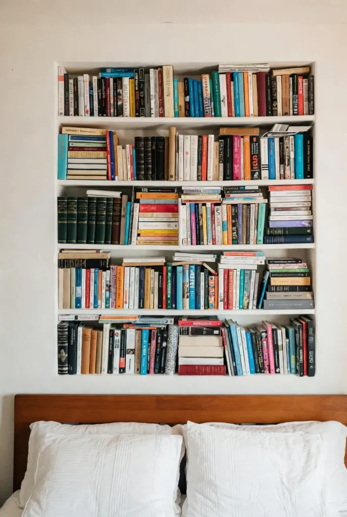 Cozy Overhead Shelf with Book Haven