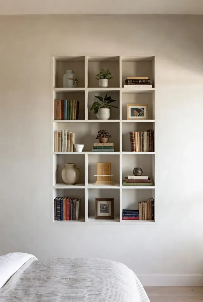 Cubby Wall Shelf with Curated Style