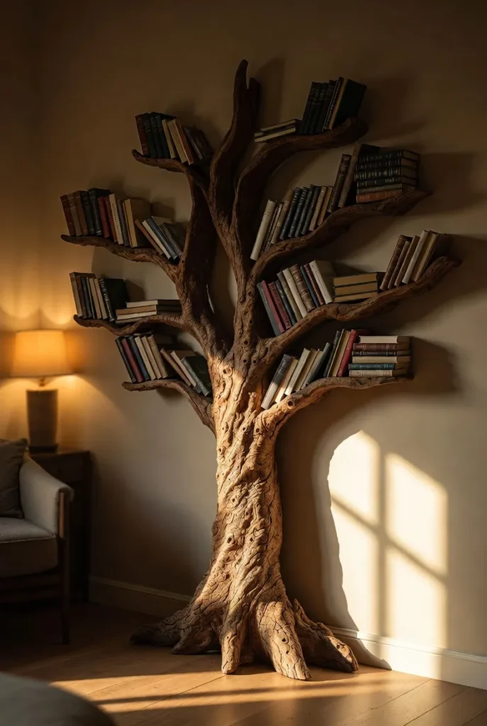 Sunlit Tree Shelf Retreat